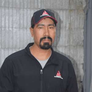 Santos Hernandez, repair technician AIC Roofing and Construction