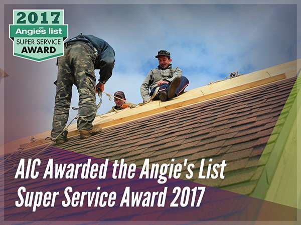 AIC Awarded the Angie’s List Super Service Award 2017
